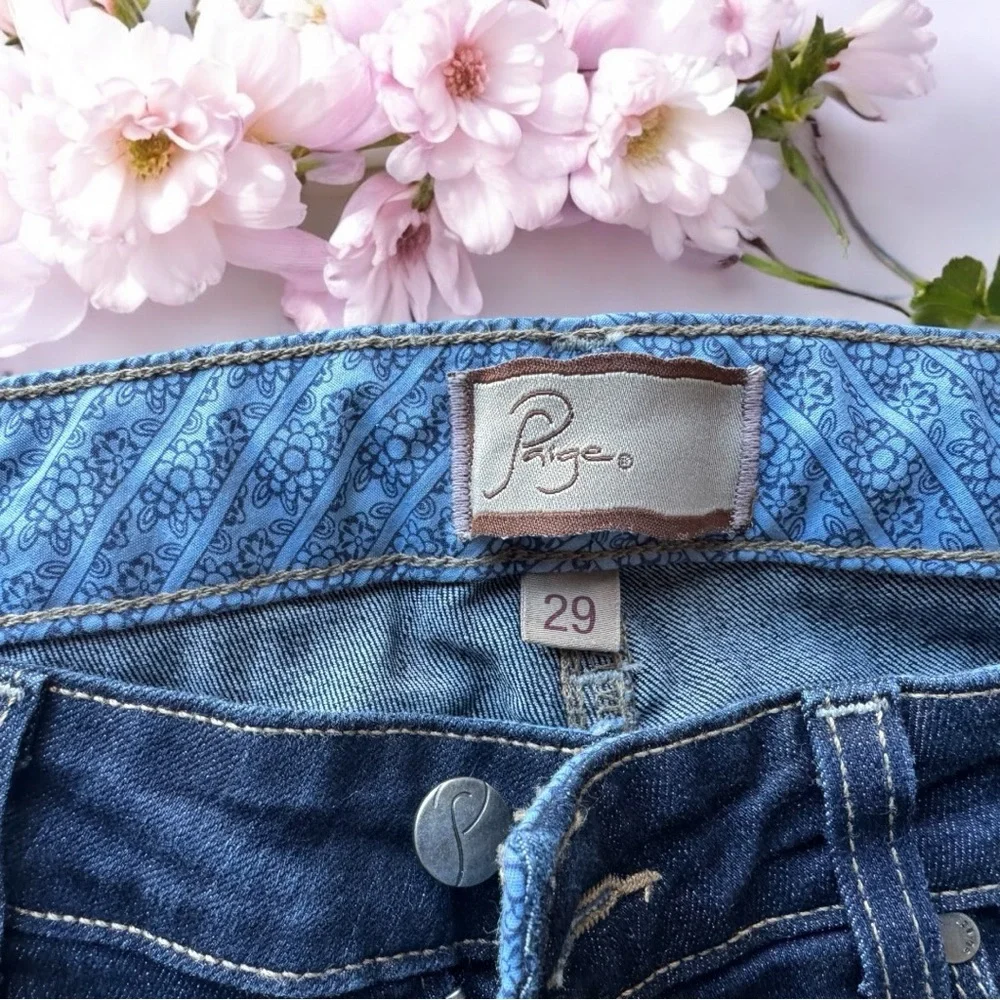 Paige Jeans Size 29 - Flare Denim Wash - Great for Jean Shorts - Marlow Cut - Picture 15 of 17